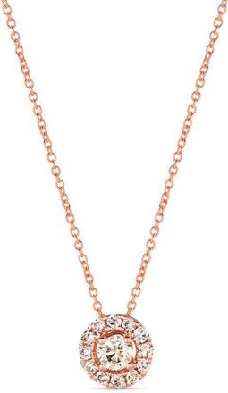 Le Vian Ladies Nude Palette Necklace set in 14K Strawberry Gold