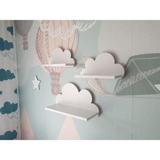 OEM Juego De 3 Estantes Nube Pysia- Elegance