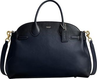 Coach Soft Empire Carryall Bag 40 Womens Handbags Dark Navy, Leather