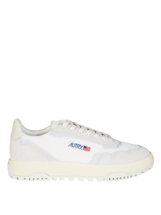 Autry White Ridged Tread Minimalist Sneakers