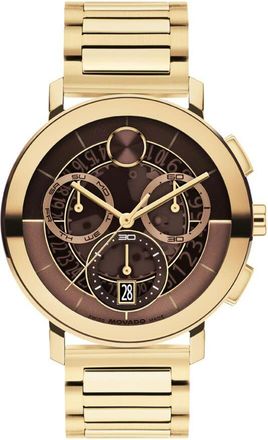 Movado Bold Evolution 2.0 Chronograph Quartz Brown Dial Mens Watch 3601265