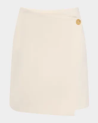 By Malene Birger Esma Wrap-Front Mini Skirt