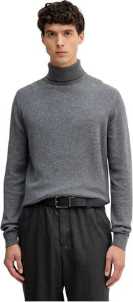 Karl Lagerfeld Truien & Vesten, Heren, Grijs, L, Katoen, Turtleneck Trui