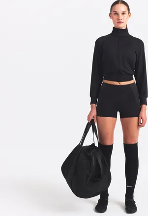 Nike Womens SKIMS Matte Shine Mix 2 Shorts in Black | SHSHO10093W-OIG