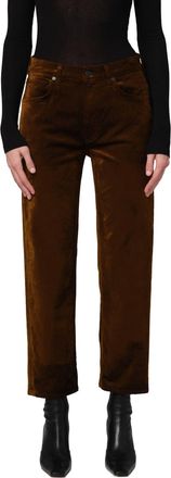 Citizens Of Humanity Delfina High Waist Trousers In Olive