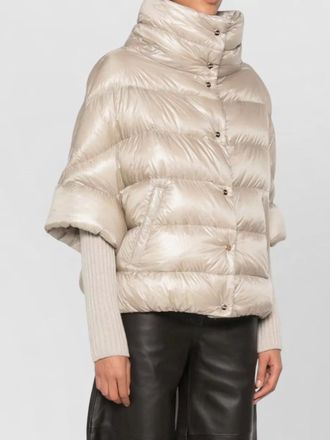 Herno quilted down short-sleeve coat