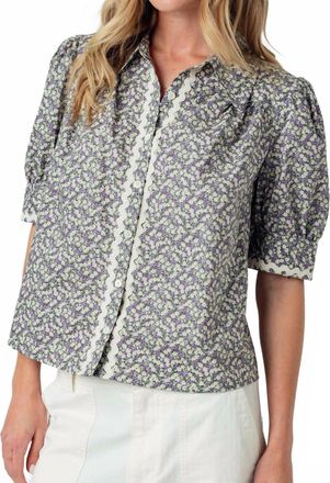 Sundays Klariza Bloom Shirt In Zinnia