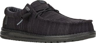 Hey Dude Wally Stretch Sox Slip-On in Black/Black at Nordstrom, Size 11