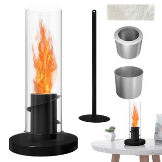 OEM Chimenea De Etanol Para Interiores, Brasero De Sobremesa, L&aacute;mpara De Mesa, Brasero De Sobremesa, Interior/exterior, Chimenea Decorativa, Chimenea Inde