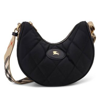Burberry Horseshoe Nylon Shoulder Bag
