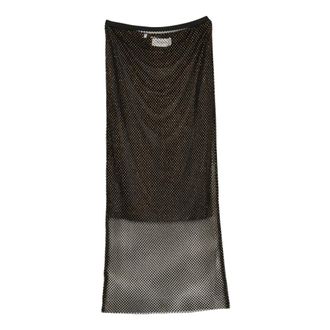 Sportmax Dames, Rokken, Zwart, Maat: XS Poliester