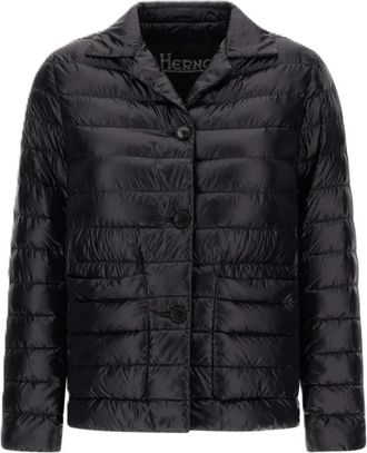 Herno Donsjack - Dames - Winterjassen - Zwart - L - Nylon - Jassen