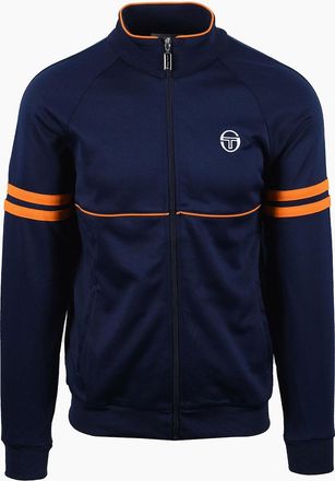 Sergio Tacchini Mens SERGIO TACCHINI ORION TRACK JACKET MARITIME BLUE/ORANGE PEPPER - Navy - Size: 40