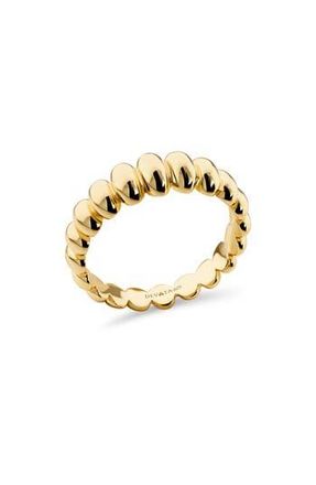 Devata Puffy Ribbed Band Ring in Gold at Nordstrom Rack, Size 7