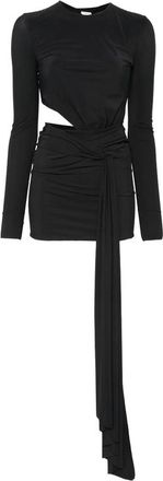 Amazu&igrave;n Cut-out Draped-detail Mini Dress
