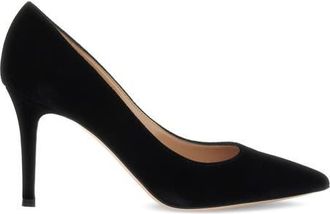 Gianvito Rossi Gianvito 85 Pump in Black Velvet at Nordstrom, Size 39.5