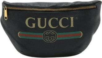 Gucci Borsa a tracolla in pelle stampata Pre-owned - - Pre-owned - Donna - Nero - ONE SIZE