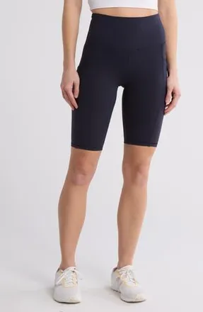 Marika Olivia High Waist Shaping Bermuda Shorts in Midnight Blue at Nordstrom Rack, Size Medium