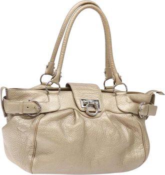 Ferragamo Marisa Satchel Leather Leather Bag (Pre-Owned)