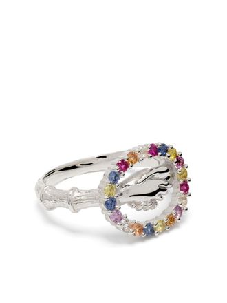 Bleue Burnham Anello a sigillo Trust Is Sacred - Argento