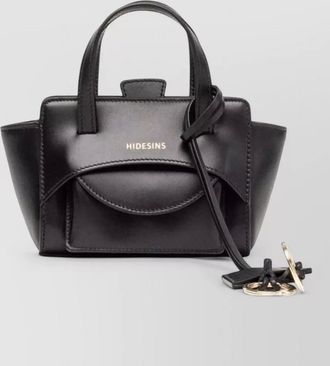 Hidesins calf leather flap mini tote bag