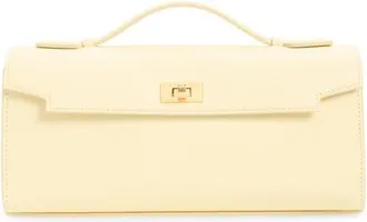 Anya Hindmarch Mortimer Leather Clutch in Butter at Nordstrom