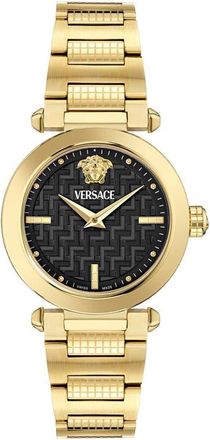 Versace Greek Bracelet Watch, 35mm in Ip Yellow Gold at Nordstrom