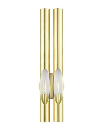 Livex Lighting Acra Brass 2 Light Sconce