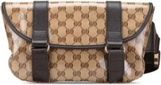 Gucci Pre-owned Belt Bags, female, Brown, Size: ONE SIZE Pre-owned Vintage Belt Bag