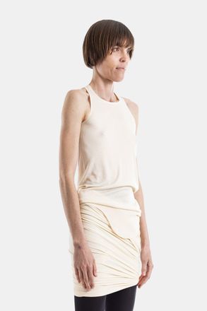 Rick Owens Womens Butter Tank Top Beige
