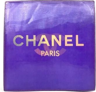 Chanel Pre-owned Cross Body Bags, female, Purple, Size: ONE SIZE Pre-owned Vinyl chanel-bags