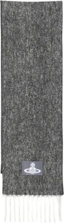 Vivienne Westwood Wool-Blend Sjaal - Dames - Accessoires - Grijs - Maat: ONE Size Wol