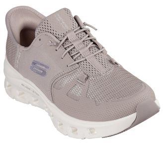 Skechers Slip-On Sneaker SKECHERS Vegan Slip-ins: Glide-Step Pro, Damen, Gr. 38, grau (taupe), Synthetik, Textil, Schuhe Slip-On Sneaker, Sneaker, Slipper, Fre