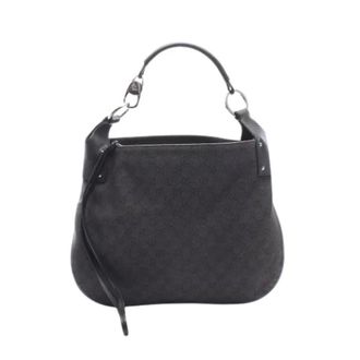 Gucci Pre-owned Shoulder Bags, female, Black, Size: ONE SIZE Pre-owned Vintage Denim Shoulder Bag