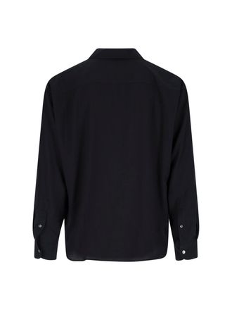 Ami Mens Ami Shirts Black Viscose