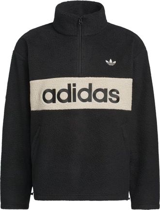 adidas Polar Fleece Pullover Asia Sizing Black KG9164