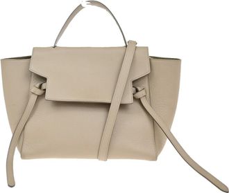 Celine Belt Bag Calfskin Beige Leather Bag (Pre-Owned)