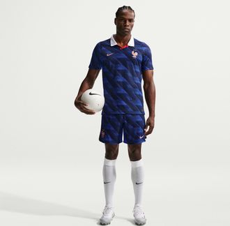 Nike FFF 2026/27 Match Home Nike Mens Aero-FIT Soccer Authentic Shorts in Blue | IB5240-480