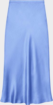 Anine Bing Bar Silk Slip Skirt