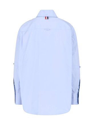 Thom Browne Womens Shirts Blue Cotton