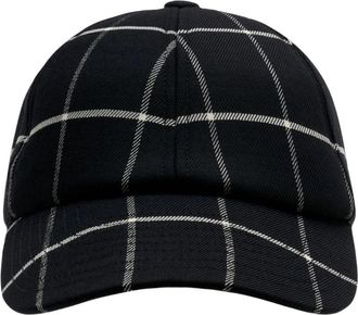 Courr&egrave;ges Checked Signature Cap - Dames - Petten - Veelkleurig - ONE Size - Katoen - Accessoires
