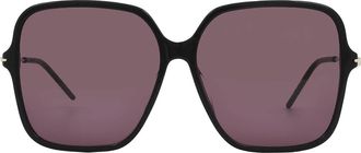 Gucci Violet Sport Ladies Sunglasses GG1267SA 003 60