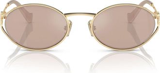 Miu Miu Sunglasses Mu52 Y Zvn20 F Gold/Pink Women
