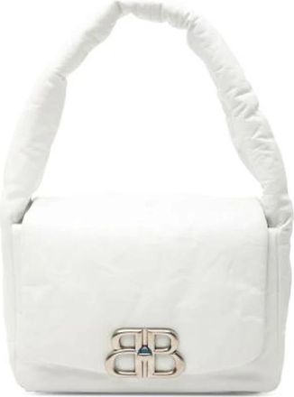 Balenciaga Pre-owned Leren Schoudertas - Dames - Vintage Schoudertas - Wit - ONE Size - Leer - Vintage
