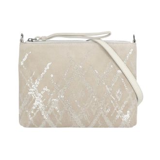PANICALE Panicale, Dames, Tassen, Beige, Maat: ONE Size Leer