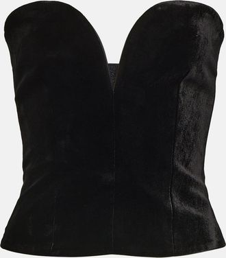 Roland Mouret Velvet bustier
