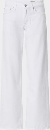 Rag & Bone Featherweight Cam Low-Rise Relaxed Straight Jeans