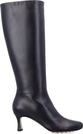 Bottega Veneta Black Long-Leather Boots