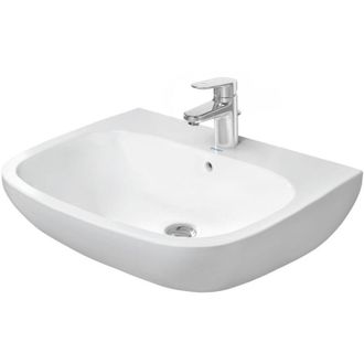 Duravit Duravit - Lavabo D-code, Con Agujero Para Grifo, Con Rebosadero