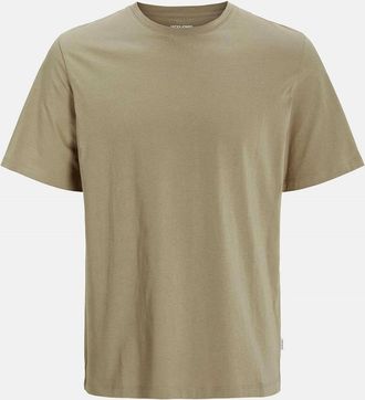 Jack & Jones Jack & Jones Mens BSC O-Neck Short Sleeve Jersey T-Shirt - Tan - Size: 40